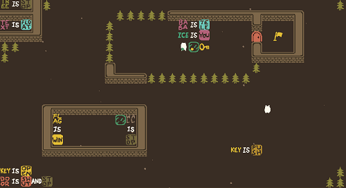 Baba is You sur Switch et Pc -  Forest of Fall : Niveau 4 - Telephone