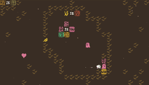 Baba is You sur Switch et Pc -  Forest of Fall : Niveau 5 - Haunt