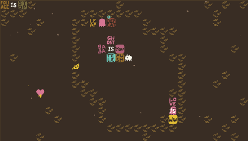 Baba is You sur Switch et Pc -  Forest of Fall : Niveau 5 - Haunt