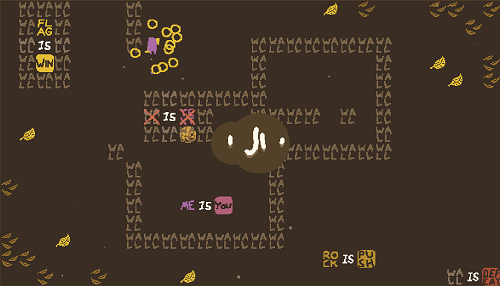 Baba is You sur Switch et Pc -  Forest of Fall : Niveau A - Literacy