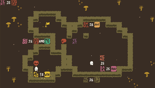 Baba is You sur Switch et Pc -  Forest of Fall : Niveau C - Fetching