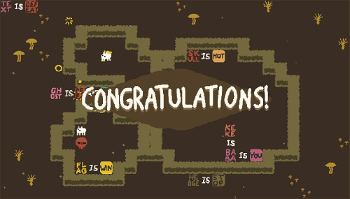Baba is You sur Switch et Pc -  Forest of Fall : Niveau C - Fetching