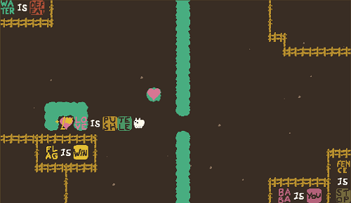 Baba is You sur Switch et Pc -  Forest of Fall : Niveau Extra_1 - Jump