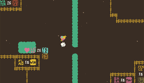 Baba is You sur Switch et Pc -  Forest of Fall : Niveau Extra_1 - Jump