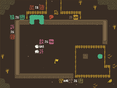Baba is You sur Switch et Pc -  Forest of Fall : Niveau Extra_3 - Deep Pool