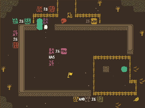 Baba is You sur Switch et Pc -  Forest of Fall : Niveau Extra_3 - Deep Pool