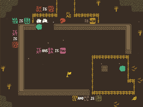 Baba is You sur Switch et Pc -  Forest of Fall : Niveau Extra_3 - Deep Pool