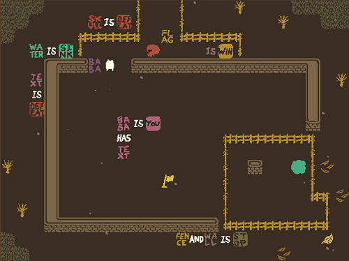 Baba is You sur Switch et Pc -  Forest of Fall : Niveau Extra_3 - Deep Pool