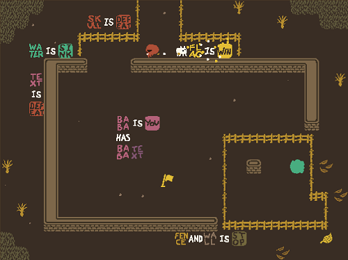 Baba is You sur Switch et Pc -  Forest of Fall : Niveau Extra_3 - Deep Pool