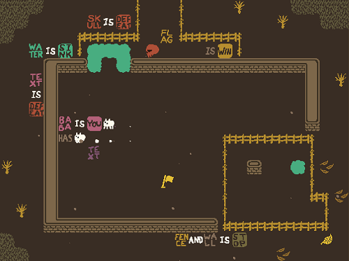 Baba is You sur Switch et Pc -  Forest of Fall : Niveau Extra_3 - Deep Pool
