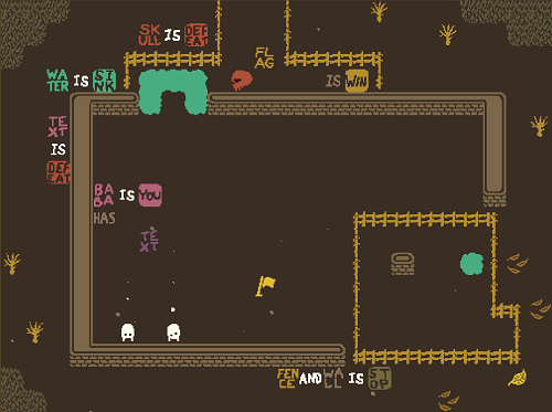 Baba is You sur Switch et Pc -  Forest of Fall : Niveau Extra_3 - Deep Pool