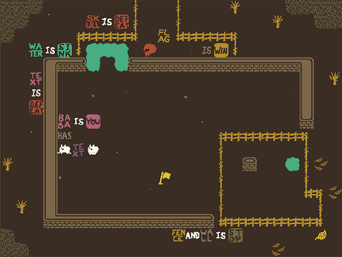Baba is You sur Switch et Pc -  Forest of Fall : Niveau Extra_3 - Deep Pool